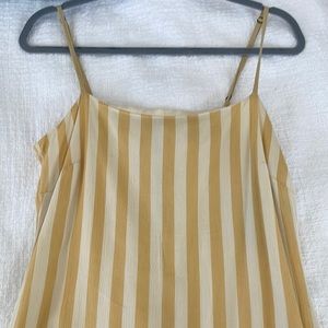 Yellow summer beach dress